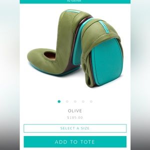 Olive tieks size 9